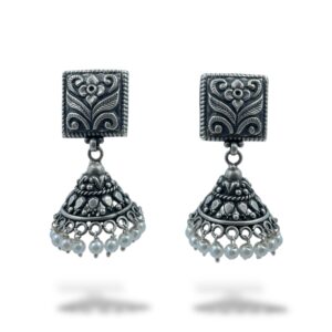 Buy Antique Temple Drops Jhumka