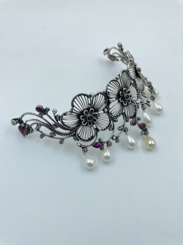 Elegant Bridal Floral Filigree Choker