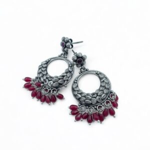 Purchase Elegent Leaf Design Chandbali Earrings