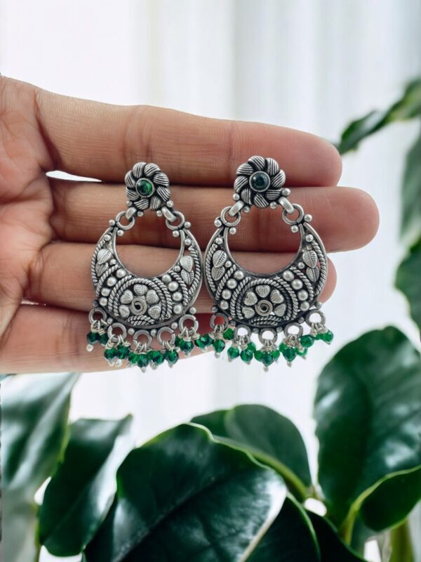 Buy Garden Trellis Chandbali Earrings