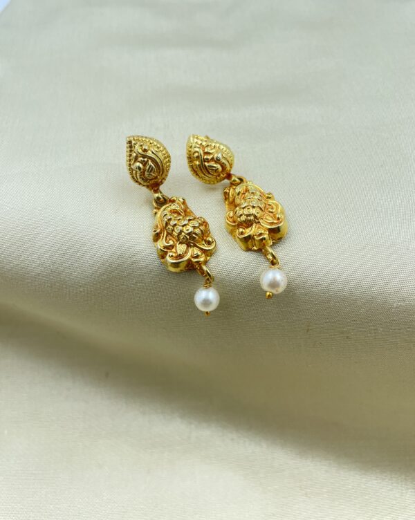 Buy Gold Plated Peacock Earrings