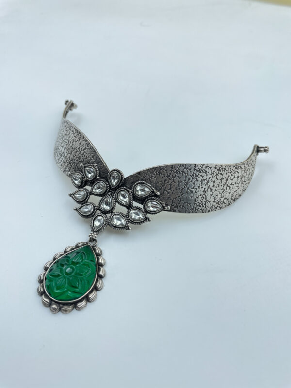 Buy Green Carving Stone Choker