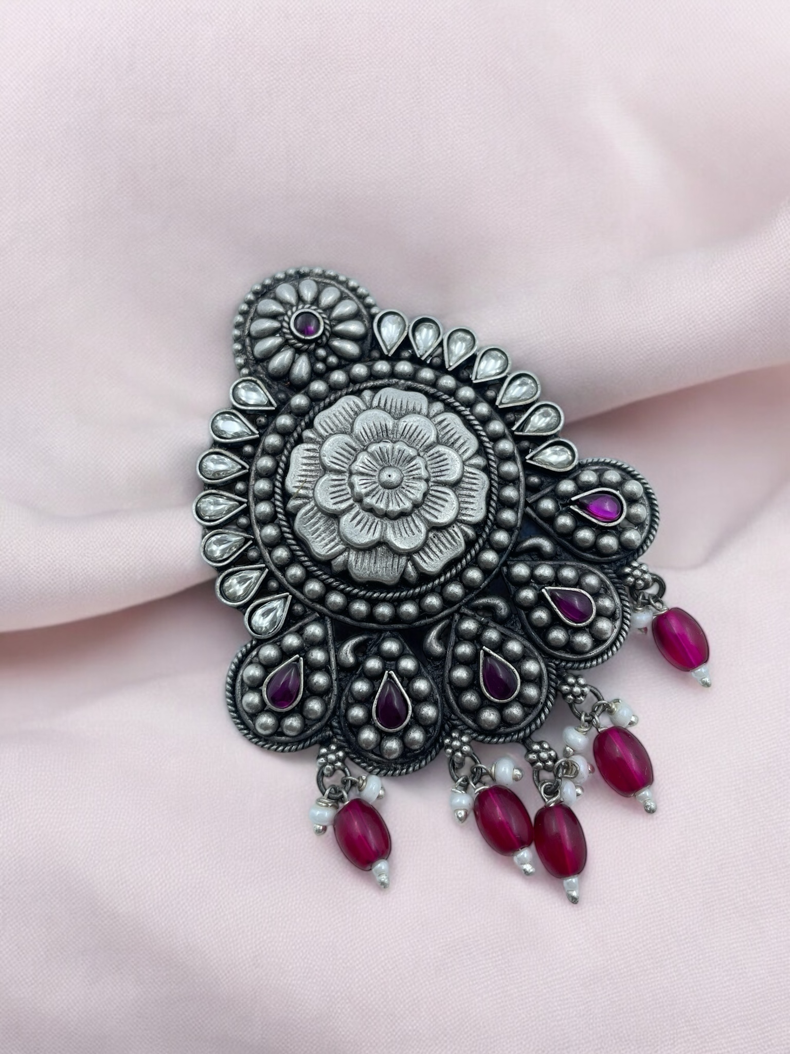 Floral Kamal Chakra Pendent