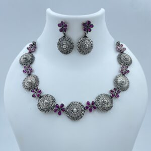 Gorgeous Malini Mala Necklace with Earrings