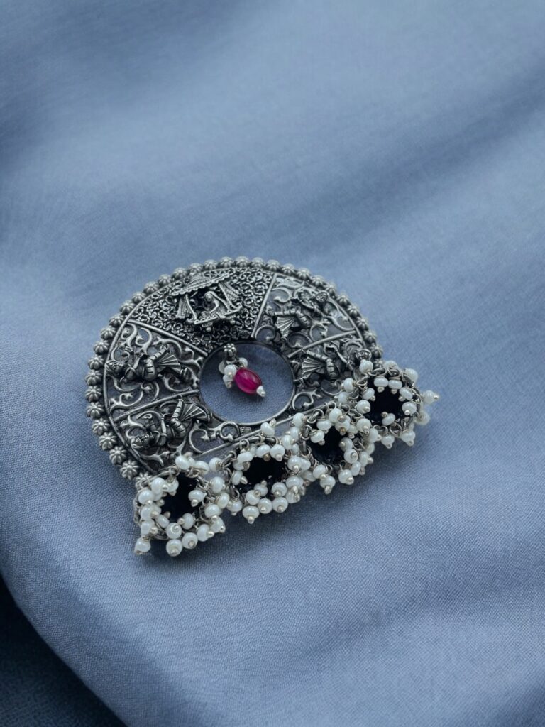 Temple Filigree Jhumka Pendent