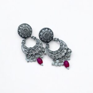 Buy Timeless Pearl Crescent Chandbali Earrings