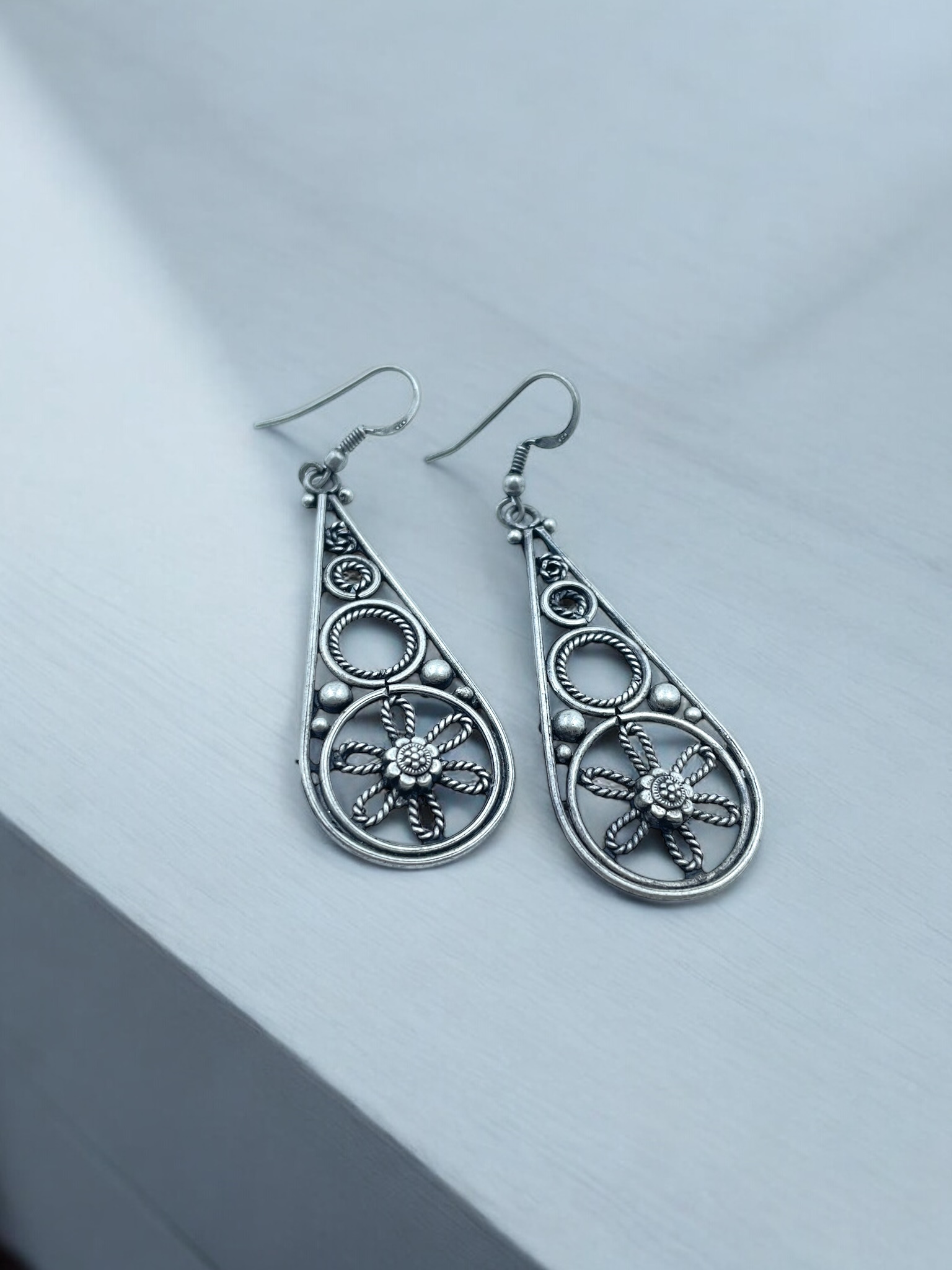 Tribal Hoops Earrings