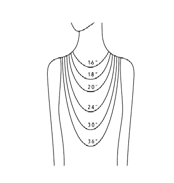 Standard Women's Necklace Lengths