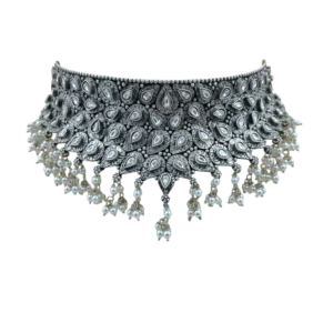 Shop Elegant Bridal White Stone Choker Necklace