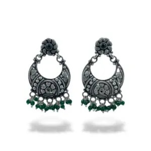 Get Garden Trellis Chandbali Earrings