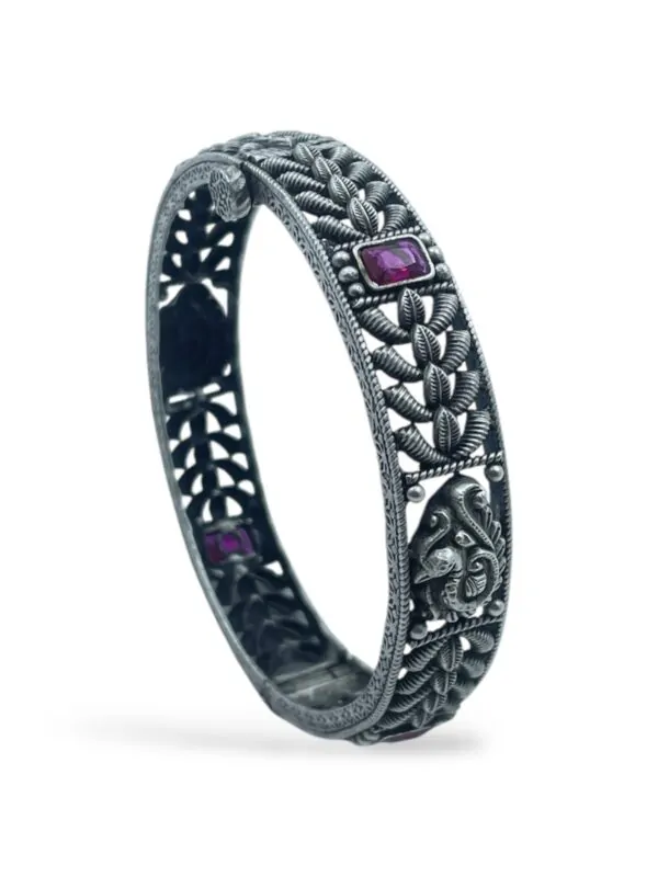 Get Elegant Peacock Stamped Bangles